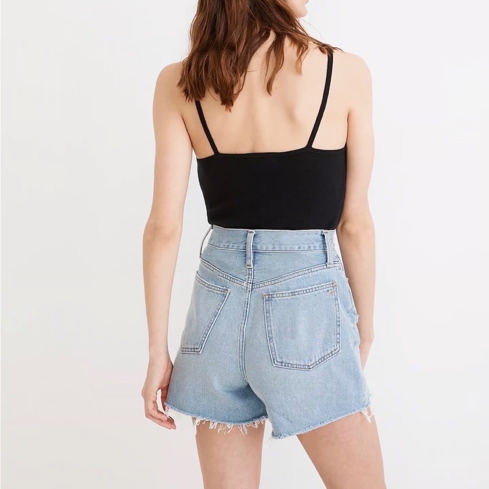 Madewell the Momjean denim shorts Blue Jean Shorts - Picture 6 of 7